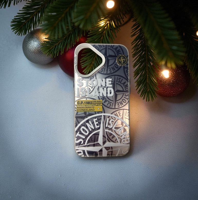 coque Stone Islande ip 16 blanc